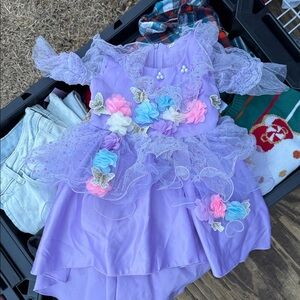 Purple Fairy Princess Costume for Kids